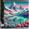 Teal Pastel Pink Indigo