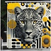 Charcoal Grey and Mustard