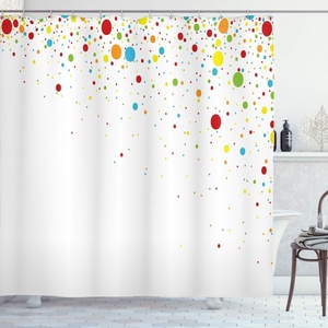 image:imageAmbesonne Orange Shower Curtain Triangle Mosaic Shapes and Patterns with Abstract Pixel Effect Photo Background Cloth Fabric for Bathroom Home Decor Set with Hooks 69 W x 70 L Ginger OrangeMulti Color