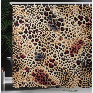 image:imageAmbesonne Pink Shower Curtain Blushy Fashion of Abstract Geometric Triangle Pattern with Stripes and Dots Cloth Fabric Bathroom Decor Set with Hooks 69 W x 70 L Blush White Dark GreyCamel Dried Rose