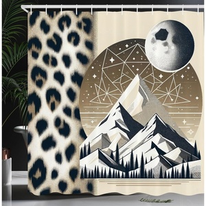 image:imageAmbesonne Pink Shower Curtain Blushy Fashion of Abstract Geometric Triangle Pattern with Stripes and Dots Cloth Fabric Bathroom Decor Set with Hooks 69 W x 70 L Blush White Dark GreySepia Dark Blue Grey