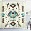 image:imageAmbesonne Southwestern Decor Shower Curtain Ethnic Motifs Illustration of a Zigzags Design Drawing Printed Art for Bath Cloth Fabric Home Bathroom Accent Set with Hooks 69 W x 70 L Soft YellowSoft Yellow