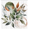 image:imageAmbesonne Southwestern Decor Shower Curtain Ethnic Motifs Illustration of a Zigzags Design Drawing Printed Art for Bath Cloth Fabric Home Bathroom Accent Set with Hooks 69 W x 70 L Soft YellowReseda Green Pale Caramel