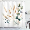 image:imageAmbesonne Southwestern Decor Shower Curtain Ethnic Motifs Illustration of a Zigzags Design Drawing Printed Art for Bath Cloth Fabric Home Bathroom Accent Set with Hooks 69 W x 70 L Soft YellowWhite Laurel Green Almond