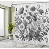 image:imageAmbesonne Southwestern Decor Shower Curtain Ethnic Motifs Illustration of a Zigzags Design Drawing Printed Art for Bath Cloth Fabric Home Bathroom Accent Set with Hooks 69 W x 70 L Soft YellowDark Eggshell Pearl