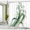 image:imageAmbesonne Southwestern Shower Curtain Folkloric Concept Zigzag Ethnic Ornaments Cultural Inspirations Cloth Fabric Bathroom Decor Set with Hooks 69 W x 70 L Slate Blue Ruby Off WhiteWhite Emerald Teal