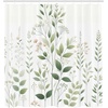 image:imageAmbesonne Southwestern Shower Curtain Folkloric Concept Zigzag Ethnic Ornaments Cultural Inspirations Cloth Fabric Bathroom Decor Set with Hooks 69 W x 70 L Slate Blue Ruby Off WhiteMulticolor White