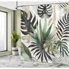 image:imageAmbesonne Southwestern Shower Curtain Folkloric Concept Zigzag Ethnic Ornaments Cultural Inspirations Cloth Fabric Bathroom Decor Set with Hooks 69 W x 70 L Slate Blue Ruby Off WhiteTeal Pale Khaki Fawn