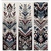 image:imageAmbesonne Southwestern Shower Curtain Folkloric Concept Zigzag Ethnic Ornaments Cultural Inspirations Cloth Fabric Bathroom Decor Set with Hooks 69 W x 70 L Slate Blue Ruby Off WhiteSlate Blue Ruby Off White