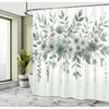 image:imageAmbesonne Southwestern Shower Curtain Folkloric Concept Zigzag Ethnic Ornaments Cultural Inspirations Cloth Fabric Bathroom Decor Set with Hooks 69 W x 70 L Slate Blue Ruby Off WhiteGrey Teal Pale Cadet Blue