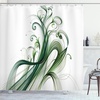 image:imageAmbesonne Southwestern Shower Curtain Folkloric Concept Zigzag Ethnic Ornaments Cultural Inspirations Cloth Fabric Bathroom Decor Set with Hooks 69 W x 70 L Slate Blue Ruby Off WhiteWhite Emerald Teal