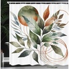 image:imageAmbesonne Southwestern Decor Shower Curtain Ethnic Motifs Illustration of a Zigzags Design Drawing Printed Art for Bath Cloth Fabric Home Bathroom Accent Set with Hooks 69 W x 70 L Soft YellowReseda Green Pale Caramel