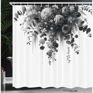 image:imageAmbesonne Southwestern Decor Shower Curtain Ethnic Motifs Illustration of a Zigzags Design Drawing Printed Art for Bath Cloth Fabric Home Bathroom Accent Set with Hooks 69 W x 70 L Soft YellowDark Grey White
