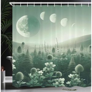 image:imageAmbesonne Southwestern Shower Curtain Folkloric Concept Zigzag Ethnic Ornaments Cultural Inspirations Cloth Fabric Bathroom Decor Set with Hooks 69 W x 70 L Slate Blue Ruby Off WhiteTeal Pale Seafoam
