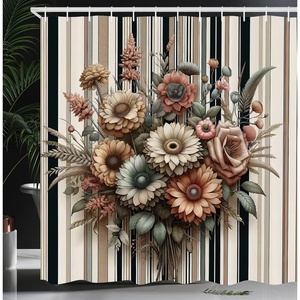 image:imageAmbesonne Southwestern Shower Curtain Folkloric Concept Zigzag Ethnic Ornaments Cultural Inspirations Cloth Fabric Bathroom Decor Set with Hooks 69 W x 70 L Slate Blue Ruby Off WhitePale Cinnamon and Sage Green