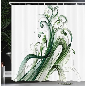 image:imageAmbesonne Southwestern Shower Curtain Folkloric Concept Zigzag Ethnic Ornaments Cultural Inspirations Cloth Fabric Bathroom Decor Set with Hooks 69 W x 70 L Slate Blue Ruby Off WhiteWhite Emerald Teal