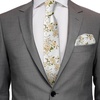 image:imageAmbesonne Mens Tie SetWhite and Beige