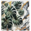 image:imageAmbesonne Monstera Shower Curtain Triangular Geometric Shapes with Leaves on a Cloudy and Dreamy Back Cloth Fabric Bathroom Decor Set with Hooks 69 W x 75 L Camel Grey and Fern GreenDark Green Dimgray