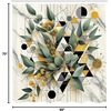 image:imageAmbesonne Monstera Shower Curtain Triangular Geometric Shapes with Leaves on a Cloudy and Dreamy Back Cloth Fabric Bathroom Decor Set with Hooks 69 W x 75 L Camel Grey and Fern GreenGreen Black Mustard