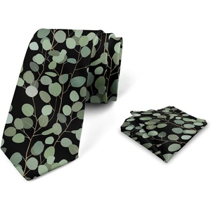 image:imageAmbesonne Mens Tie SetGreen Black