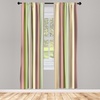image:imageAmbesonne African Curtains Random Doodles Pattern Herringbone Indigenous Art Folk Features Window Treatments 2 Panel Set for Living Room Bedroom Pair of  28 x 63 Marigold MustardPink Brown