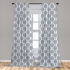 image:imageAmbesonne African Curtains Random Doodles Pattern Herringbone Indigenous Art Folk Features Window Treatments 2 Panel Set for Living Room Bedroom Pair of  28 x 63 Marigold MustardPetrol Blue
