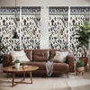 image:imageAmbesonne African Curtains Random Doodles Pattern Herringbone Indigenous Art Folk Features Window Treatments 2 Panel Set for Living Room Bedroom Pair of  28 x 63 Marigold MustardPale Rust Blue Grey Ivory