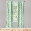 image:imageAmbesonne African Curtains Random Doodles Pattern Herringbone Indigenous Art Folk Features Window Treatments 2 Panel Set for Living Room Bedroom Pair of  28 x 63 Marigold MustardTeal Green