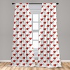 image:imageAmbesonne African Curtains Random Doodles Pattern Herringbone Indigenous Art Folk Features Window Treatments 2 Panel Set for Living Room Bedroom Pair of  28 x 63 Marigold MustardVermilion Orange