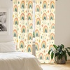 image:imageAmbesonne African Curtains Random Doodles Pattern Herringbone Indigenous Art Folk Features Window Treatments 2 Panel Set for Living Room Bedroom Pair of  28 x 63 Marigold MustardPale Mustard Salmon Teal