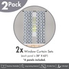 image:imageAmbesonne African Curtains Random Doodles Pattern Herringbone Indigenous Art Folk Features Window Treatments 2 Panel Set for Living Room Bedroom Pair of  28 x 63 Marigold MustardPetrol Blue