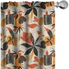 image:imageAmbesonne African Curtains Random Doodles Pattern Herringbone Indigenous Art Folk Features Window Treatments 2 Panel Set for Living Room Bedroom Pair of  28 x 63 Marigold MustardBlack Vermilion Mustard