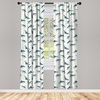 image:imageAmbesonne African Curtains Random Doodles Pattern Herringbone Indigenous Art Folk Features Window Treatments 2 Panel Set for Living Room Bedroom Pair of  28 x 63 Marigold MustardDark Grey