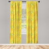 image:imageAmbesonne African Curtains Random Doodles Pattern Herringbone Indigenous Art Folk Features Window Treatments 2 Panel Set for Living Room Bedroom Pair of  28 x 63 Marigold MustardYellow and White