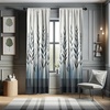 image:imageAmbesonne African Curtains Random Doodles Pattern Herringbone Indigenous Art Folk Features Window Treatments 2 Panel Set for Living Room Bedroom Pair of  28 x 63 Marigold MustardGrey Teal Slate Blue