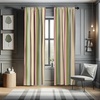 image:imageAmbesonne African Curtains Random Doodles Pattern Herringbone Indigenous Art Folk Features Window Treatments 2 Panel Set for Living Room Bedroom Pair of  28 x 63 Marigold MustardPink Brown