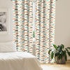 image:imageAmbesonne African Curtains Random Doodles Pattern Herringbone Indigenous Art Folk Features Window Treatments 2 Panel Set for Living Room Bedroom Pair of  28 x 63 Marigold MustardBrown Orange