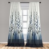 image:imageAmbesonne African Curtains Random Doodles Pattern Herringbone Indigenous Art Folk Features Window Treatments 2 Panel Set for Living Room Bedroom Pair of  28 x 63 Marigold MustardGrey Teal Slate Blue