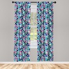 image:imageAmbesonne Bohemian Curtains Ethnic Pattern with Paisley Forms and Botanical Details Grunge Tribal Window Treatments 2 Panel Set for Living Room Bedroom Pair of  28 x 95 Khaki Pale Rust AmberMagenta Blue