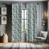 image:imageAmbesonne Bohemian Curtains Ethnic Pattern with Paisley Forms and Botanical Details Grunge Tribal Window Treatments 2 Panel Set for Living Room Bedroom Pair of  28 x 95 Khaki Pale Rust AmberSeafoam Brown