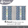 image:imageAmbesonne Bohemian Curtains Ethnic Pattern with Paisley Forms and Botanical Details Grunge Tribal Window Treatments 2 Panel Set for Living Room Bedroom Pair of  28 x 95 Khaki Pale Rust AmberMagenta Blue