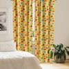 image:imageAmbesonne Bohemian Curtains Ethnic Pattern with Paisley Forms and Botanical Details Grunge Tribal Window Treatments 2 Panel Set for Living Room Bedroom Pair of  28 x 95 Khaki Pale Rust AmberYellow Vermilion