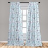 image:imageAmbesonne Bohemian Curtains Ethnic Pattern with Paisley Forms and Botanical Details Grunge Tribal Window Treatments 2 Panel Set for Living Room Bedroom Pair of  28 x 95 Khaki Pale Rust AmberIndigo Purple