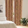image:imageAmbesonne Bohemian Curtains Ethnic Pattern with Paisley Forms and Botanical Details Grunge Tribal Window Treatments 2 Panel Set for Living Room Bedroom Pair of  28 x 95 Khaki Pale Rust AmberOrange Yellow