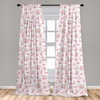 image:imageAmbesonne Bohemian Curtains Ethnic Pattern with Paisley Forms and Botanical Details Grunge Tribal Window Treatments 2 Panel Set for Living Room Bedroom Pair of  28 x 95 Khaki Pale Rust AmberPink Green