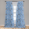 image:imageAmbesonne Bohemian Curtains Ethnic Pattern with Paisley Forms and Botanical Details Grunge Tribal Window Treatments 2 Panel Set for Living Room Bedroom Pair of  28 x 95 Khaki Pale Rust AmberBlue Black