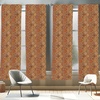 image:imageAmbesonne Bohemian Curtains Ethnic Pattern with Paisley Forms and Botanical Details Grunge Tribal Window Treatments 2 Panel Set for Living Room Bedroom Pair of  28 x 95 Khaki Pale Rust AmberOrange Yellow