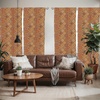 image:imageAmbesonne Bohemian Curtains Ethnic Pattern with Paisley Forms and Botanical Details Grunge Tribal Window Treatments 2 Panel Set for Living Room Bedroom Pair of  28 x 95 Khaki Pale Rust AmberOrange Yellow