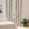 image:imageAmbesonne Bohemian Curtains Ethnic Pattern with Paisley Forms and Botanical Details Grunge Tribal Window Treatments 2 Panel Set for Living Room Bedroom Pair of  28 x 95 Khaki Pale Rust AmberGreen Yellow Orange