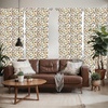 image:imageAmbesonne Bohemian Curtains Ethnic Pattern with Paisley Forms and Botanical Details Grunge Tribal Window Treatments 2 Panel Set for Living Room Bedroom Pair of  28 x 95 Khaki Pale Rust AmberGreen Yellow Orange